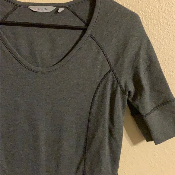 Athleta fit to flare gray dress small - Picture 3 of 5